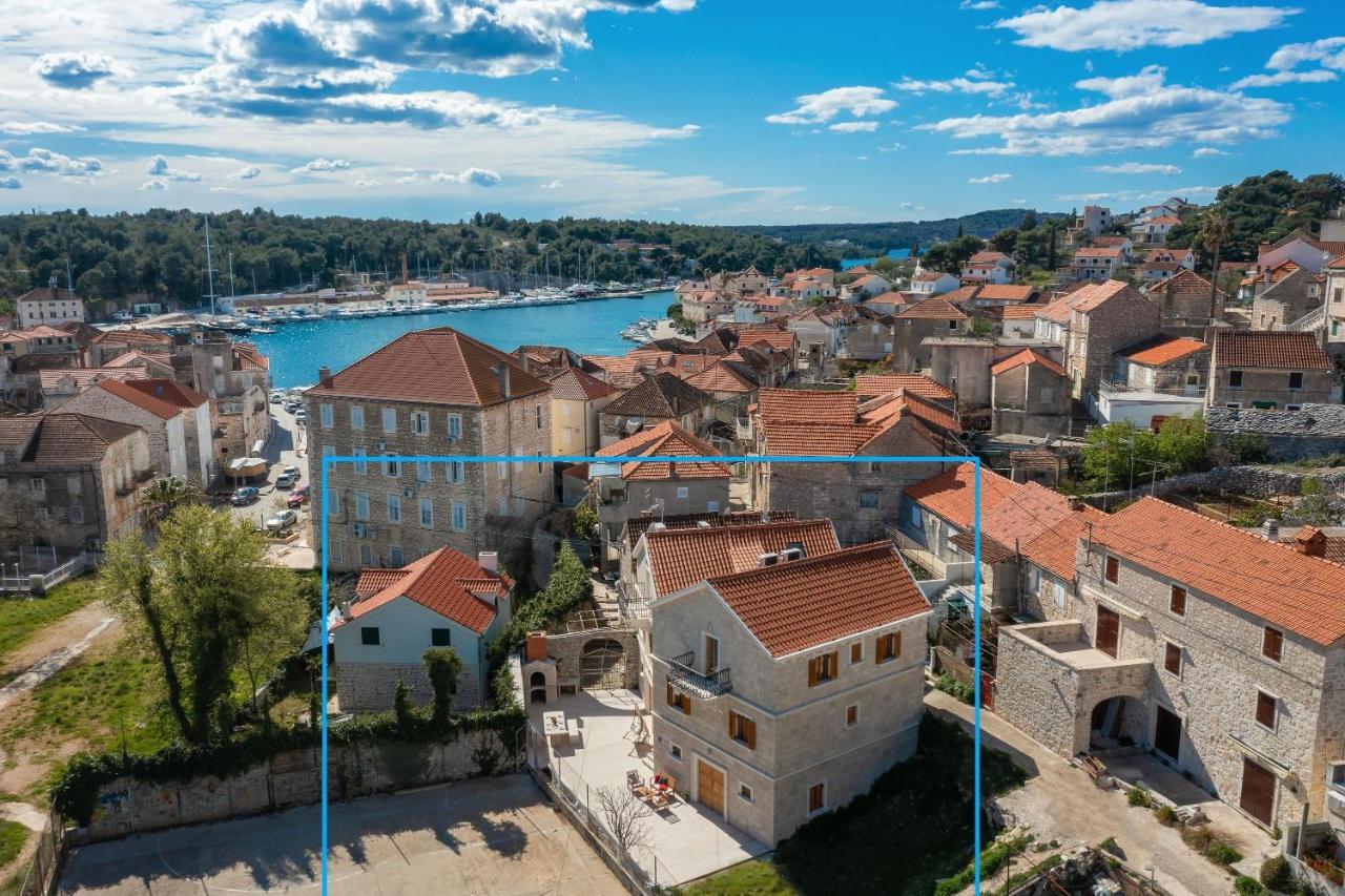 Luxury Stone Villa Nevija 2022 Private Villa Milna  Ngoại thất bức ảnh