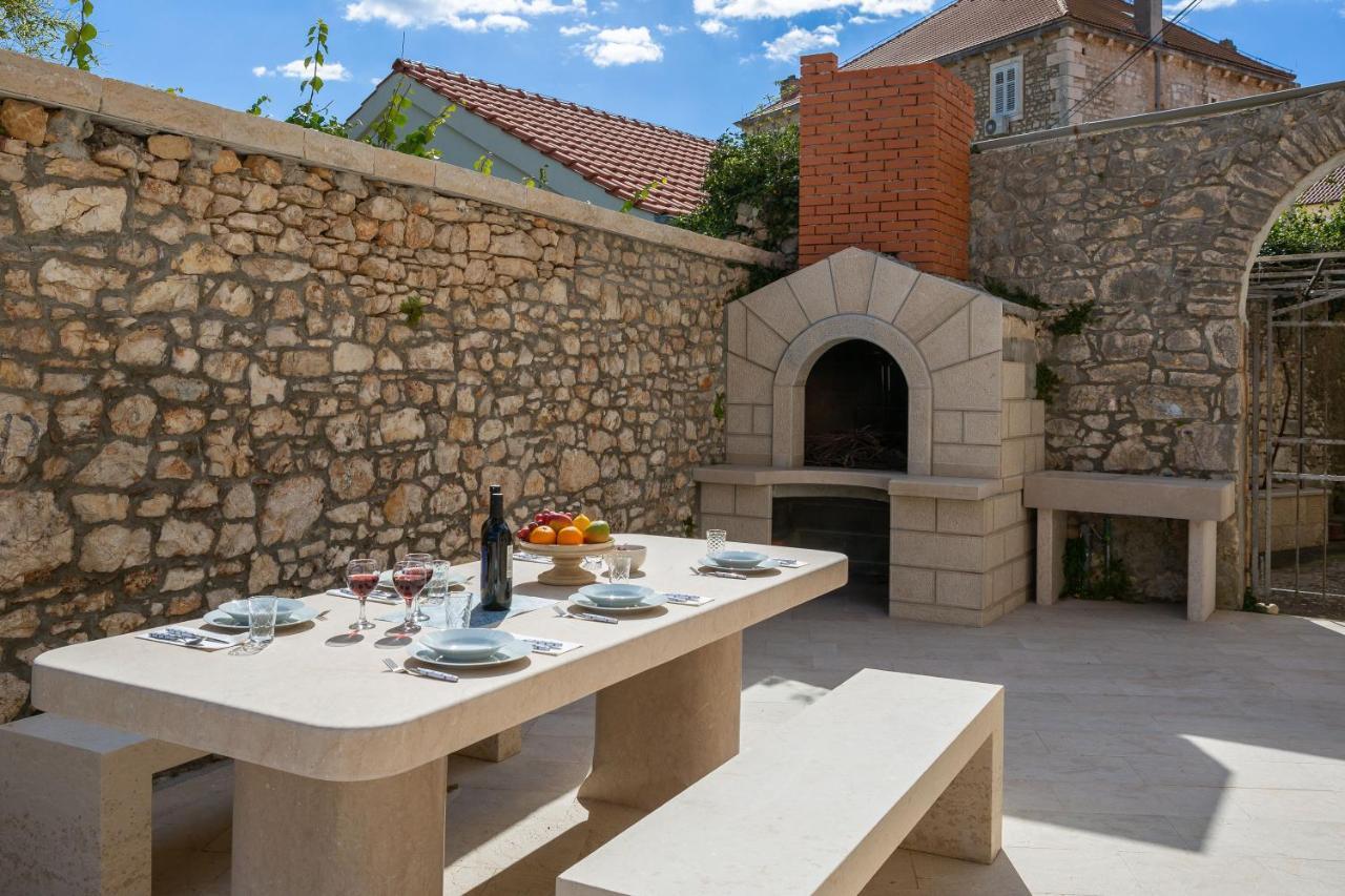 Luxury Stone Villa Nevija 2022 Private Villa Milna  Ngoại thất bức ảnh