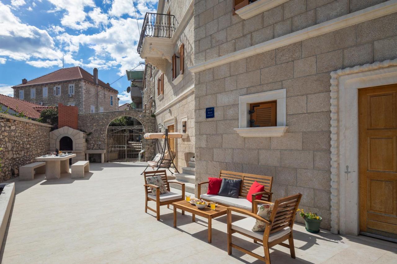 Luxury Stone Villa Nevija 2022 Private Villa Milna  Ngoại thất bức ảnh