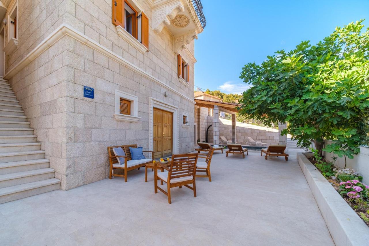 Luxury Stone Villa Nevija 2022 Private Villa Milna  Ngoại thất bức ảnh