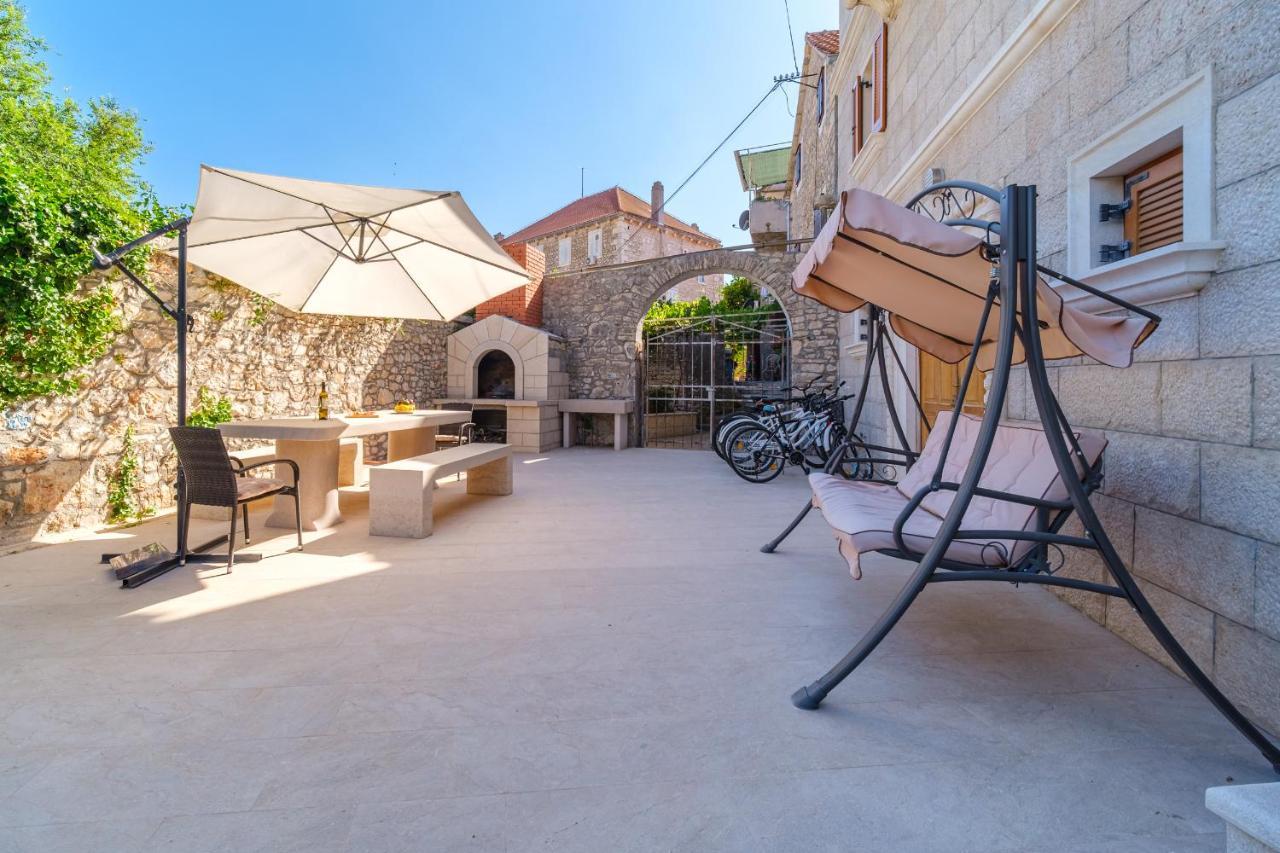 Luxury Stone Villa Nevija 2022 Private Villa Milna  Ngoại thất bức ảnh
