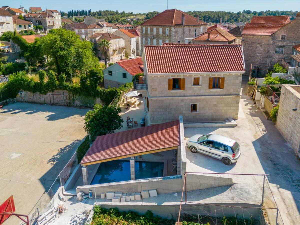 Luxury Stone Villa Nevija 2022 Private Villa Milna  Ngoại thất bức ảnh